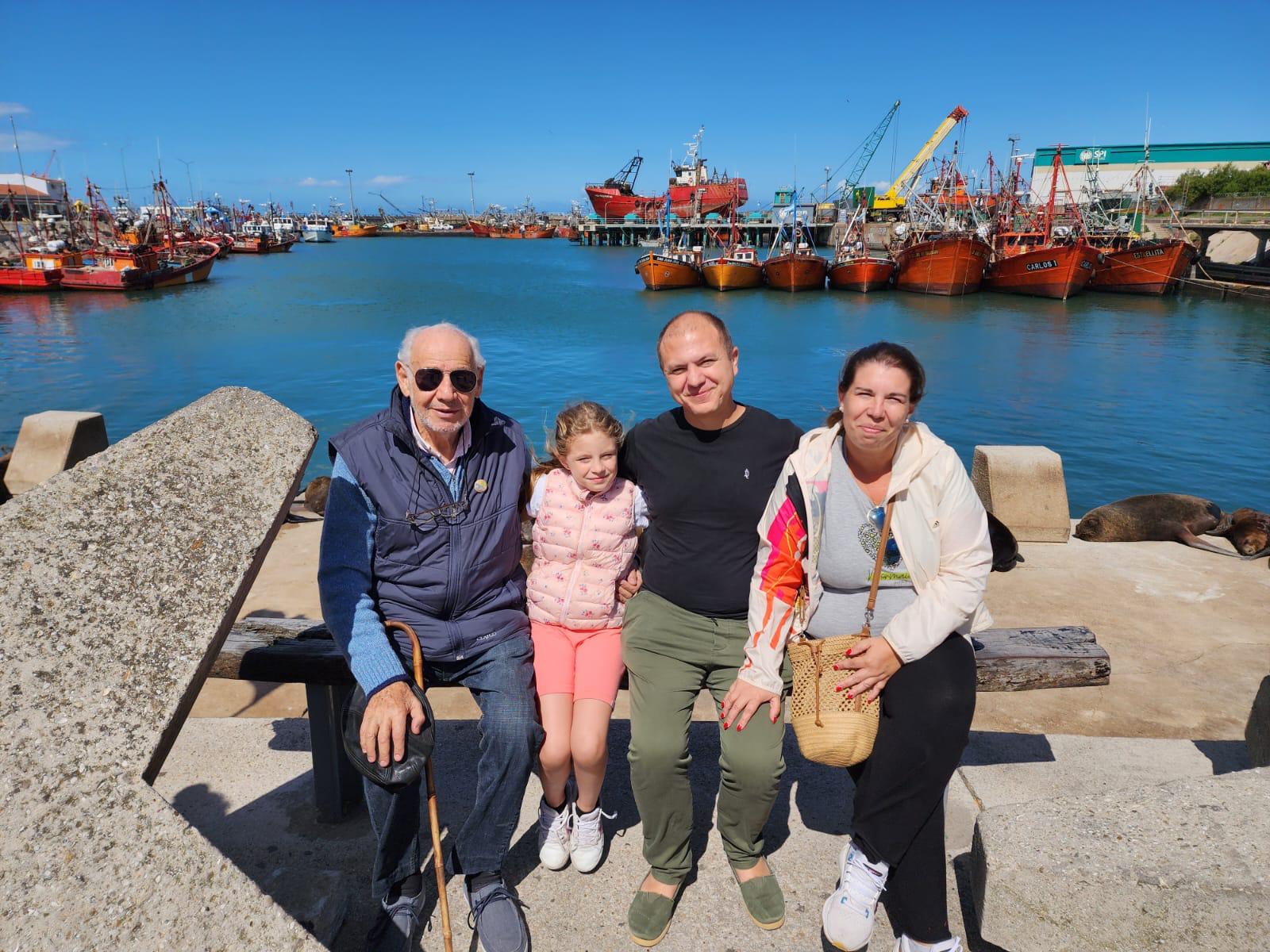 Un paseo compartido por el puerto de Mar del Plata